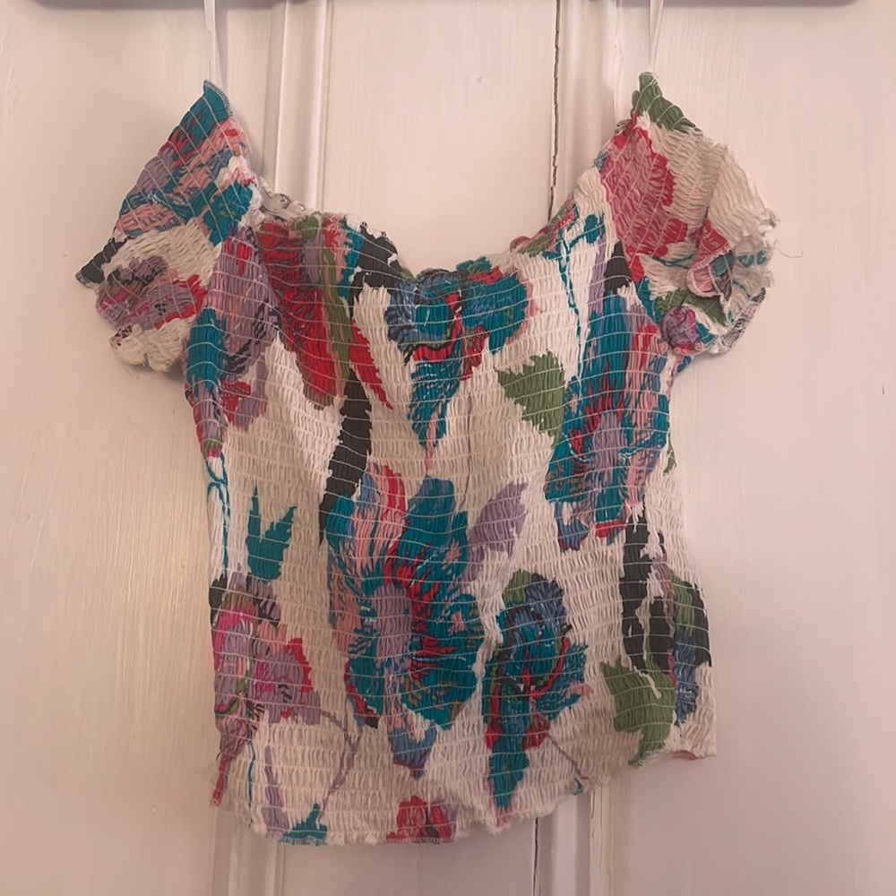 Multicolored crop top
